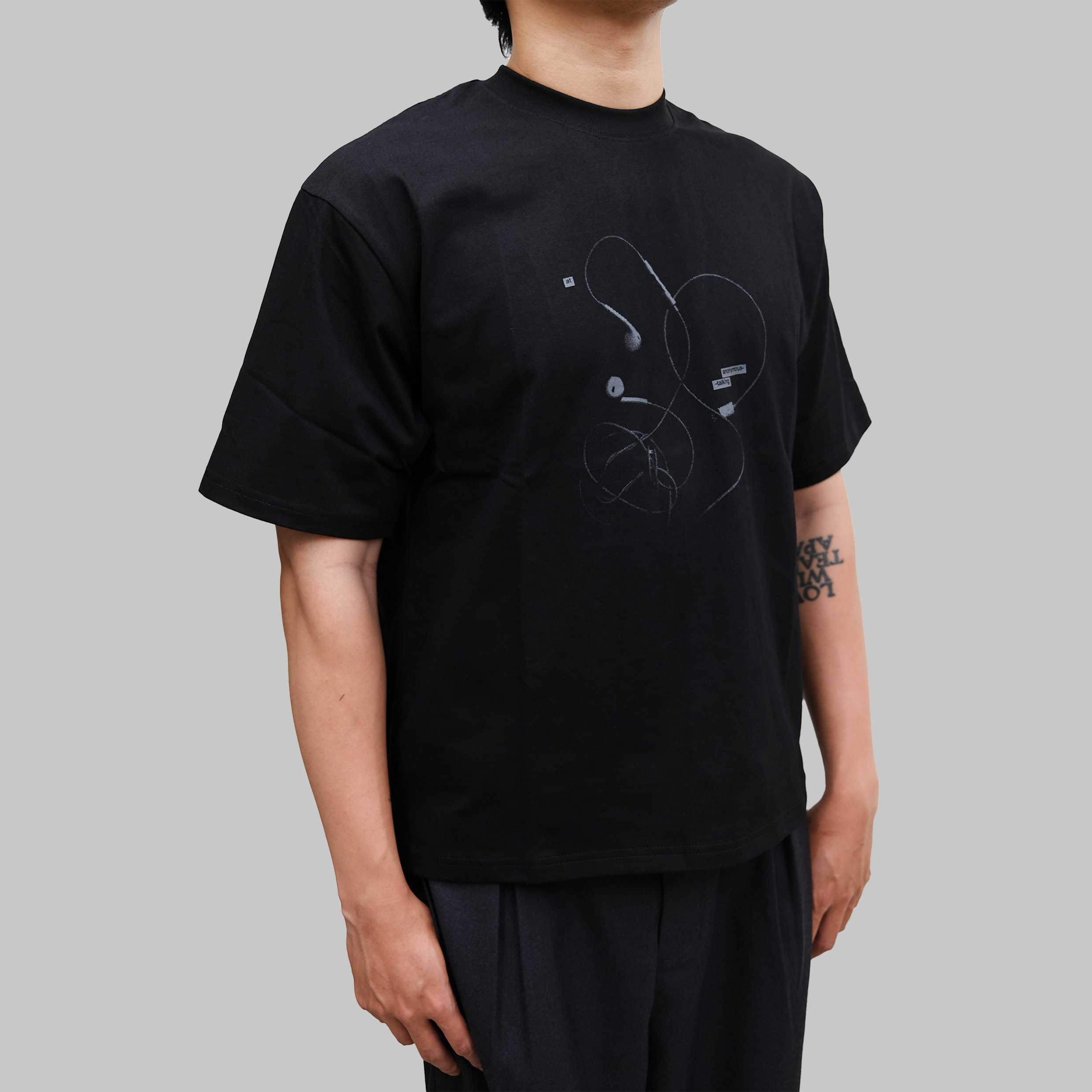Anonymous Talking EarPods Tee 耳機圖像短Tee