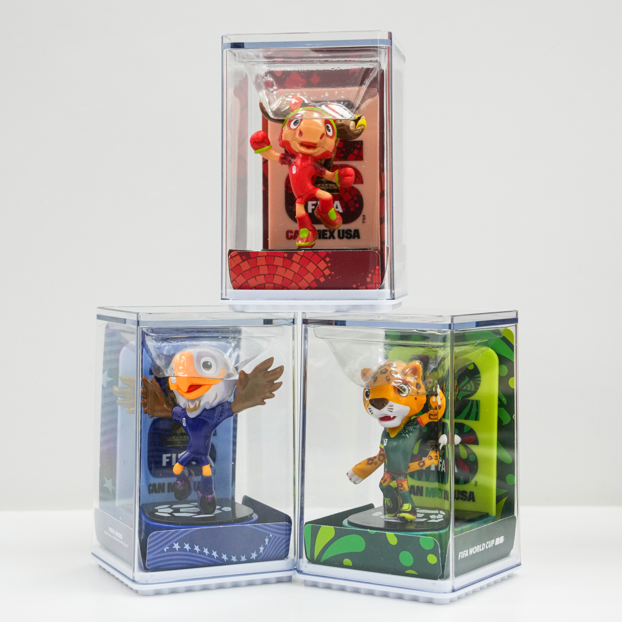 FIFA World Cup 2026™ 官方吉祥物公仔套裝 6CM - Maple、Zayu & Clutch