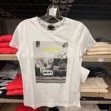 [S] DKNY WHITE/BLACK COMBO PHOTOREAL LOGO CREW NECK TEE, DJ6T1795-FPR (SD2049)