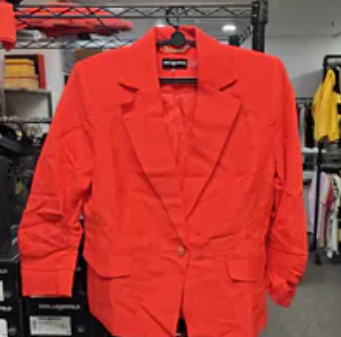 [S] KARL LAGERFELD APPLE RED BLAZER, G64JA03A-HHV (SKL1693)