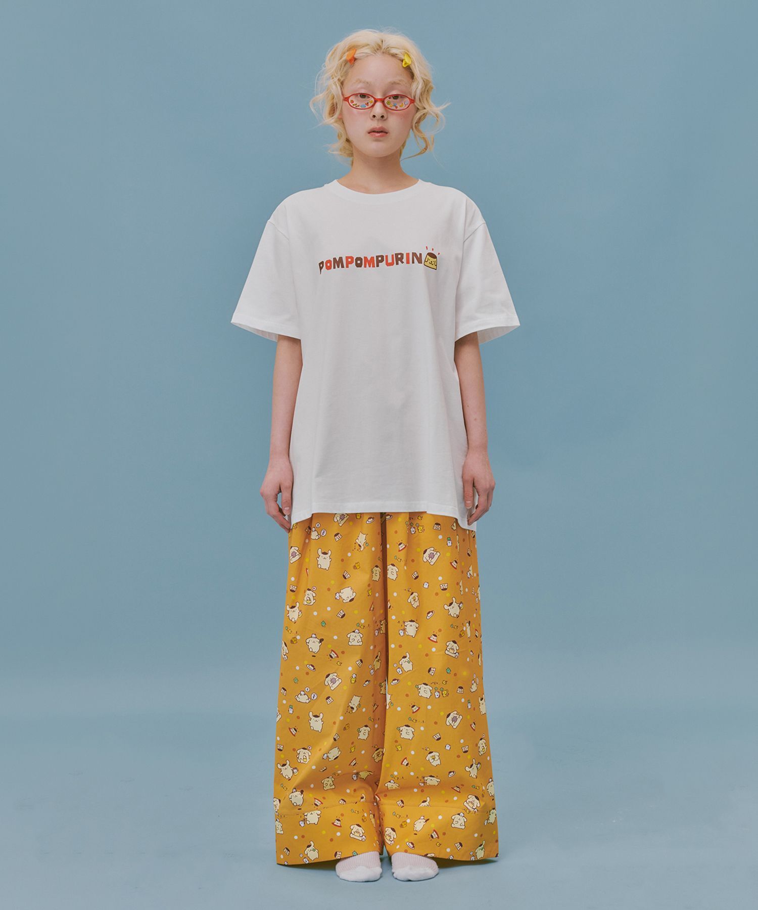 OGGITT 布丁狗居家褲 布丁橙 5018093075