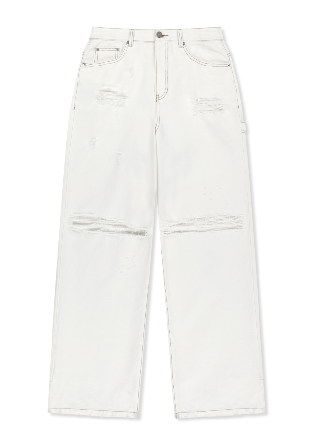 【直播】Matin Kim LX060535 女裝復古直筒牛仔褲（MK2634DN008）