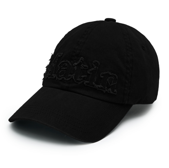 【直播】Matin Kim LX060536 ROUGH CUT APPLIQUE 棒球帽（MK2611HT001）
