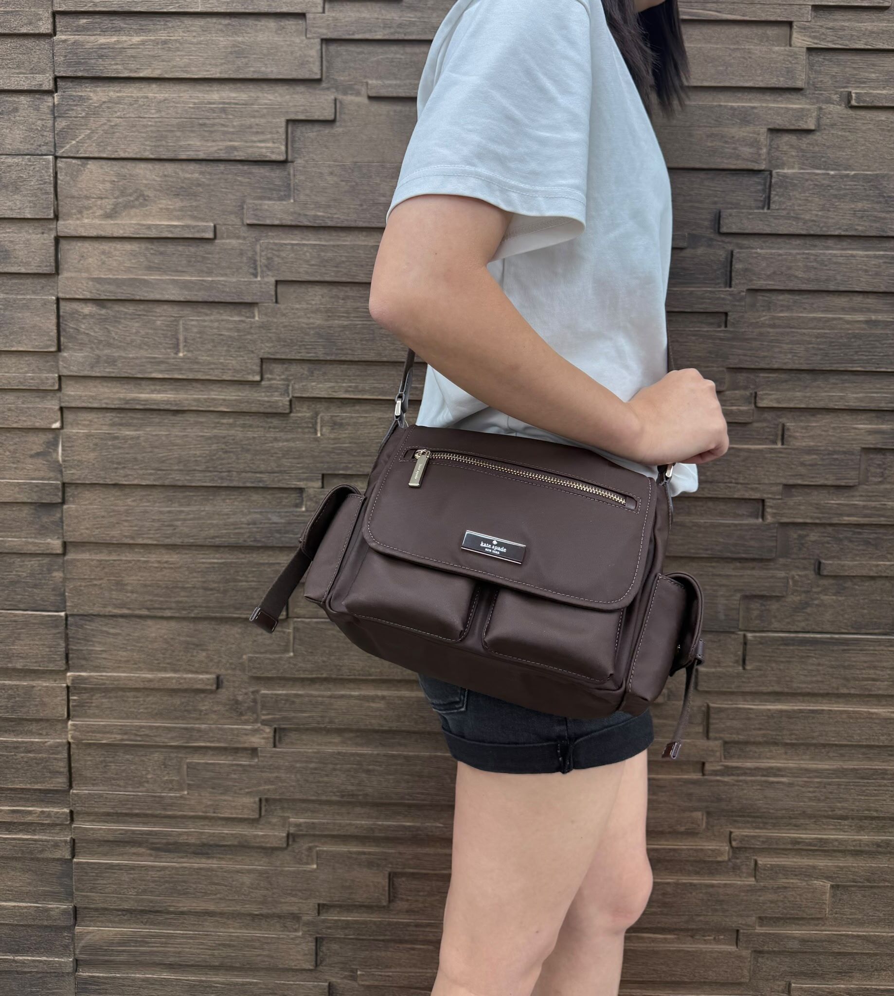 LYS01877 Kate spade 拉鏈前翻蓋CROSS BODY