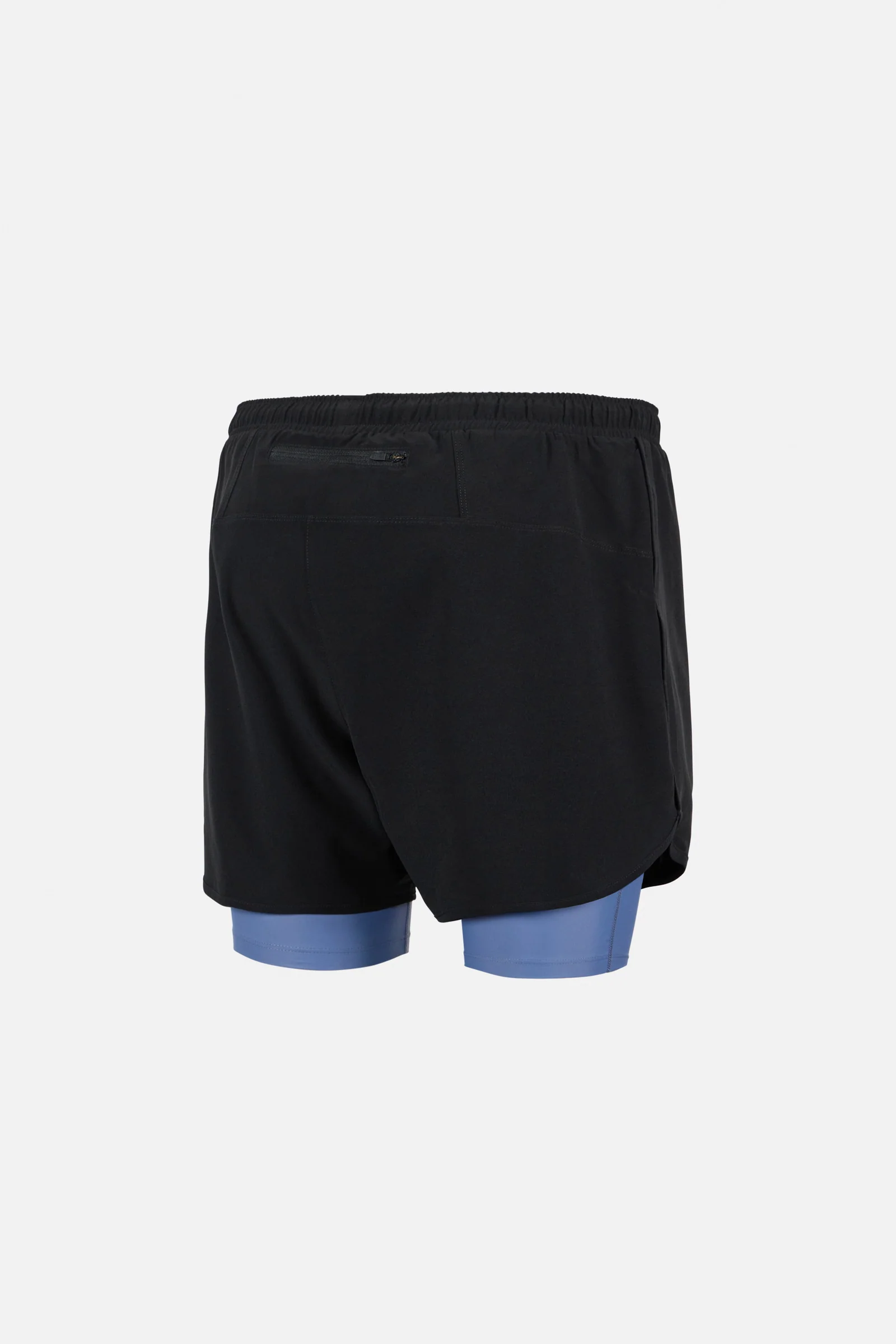 District Vision｜Layered Training Shorts "Black/Race Blue"