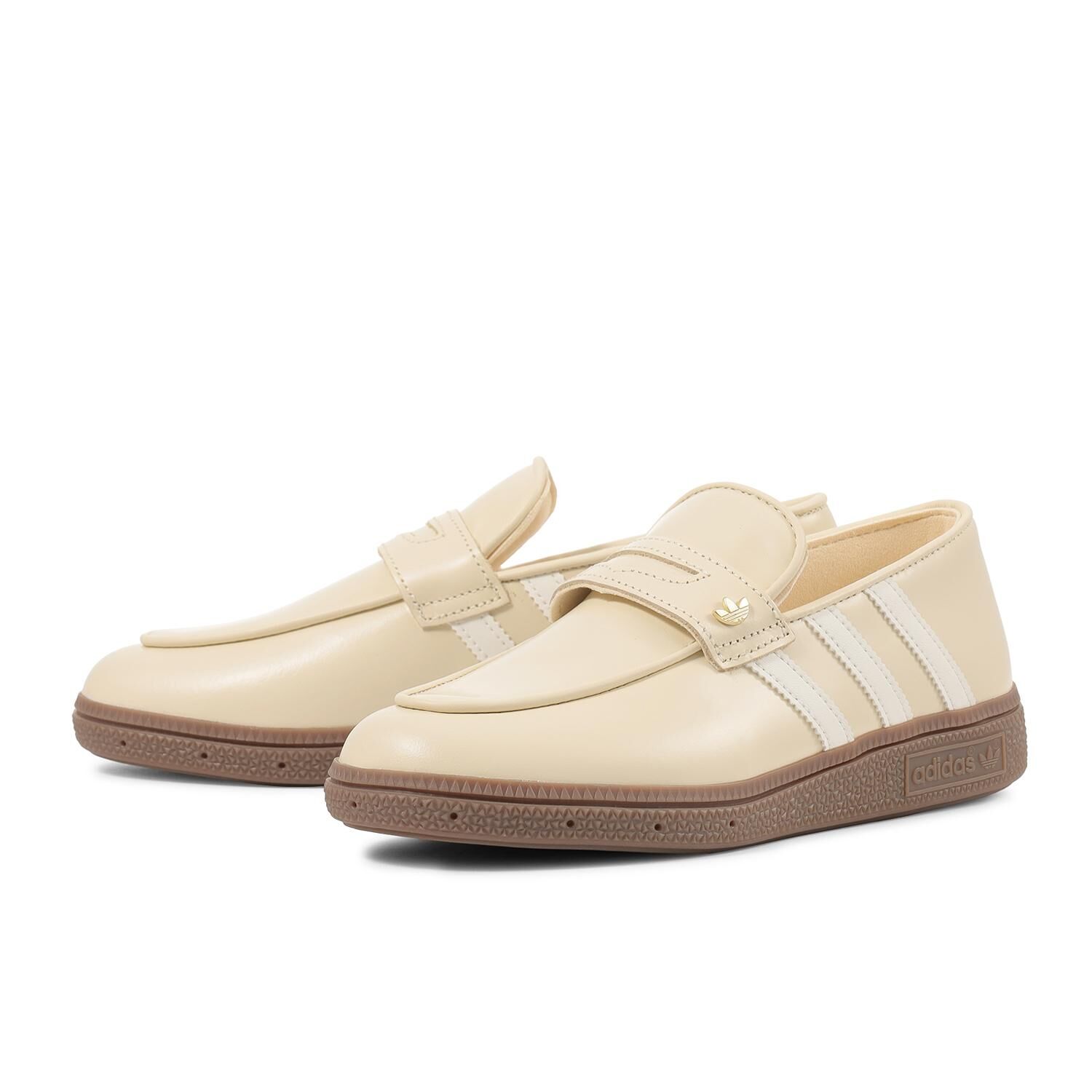 Adidas Handball Spezial Loafer 日本限定 奶油 奶油白 亮皮 復古 樂福鞋 KI4774