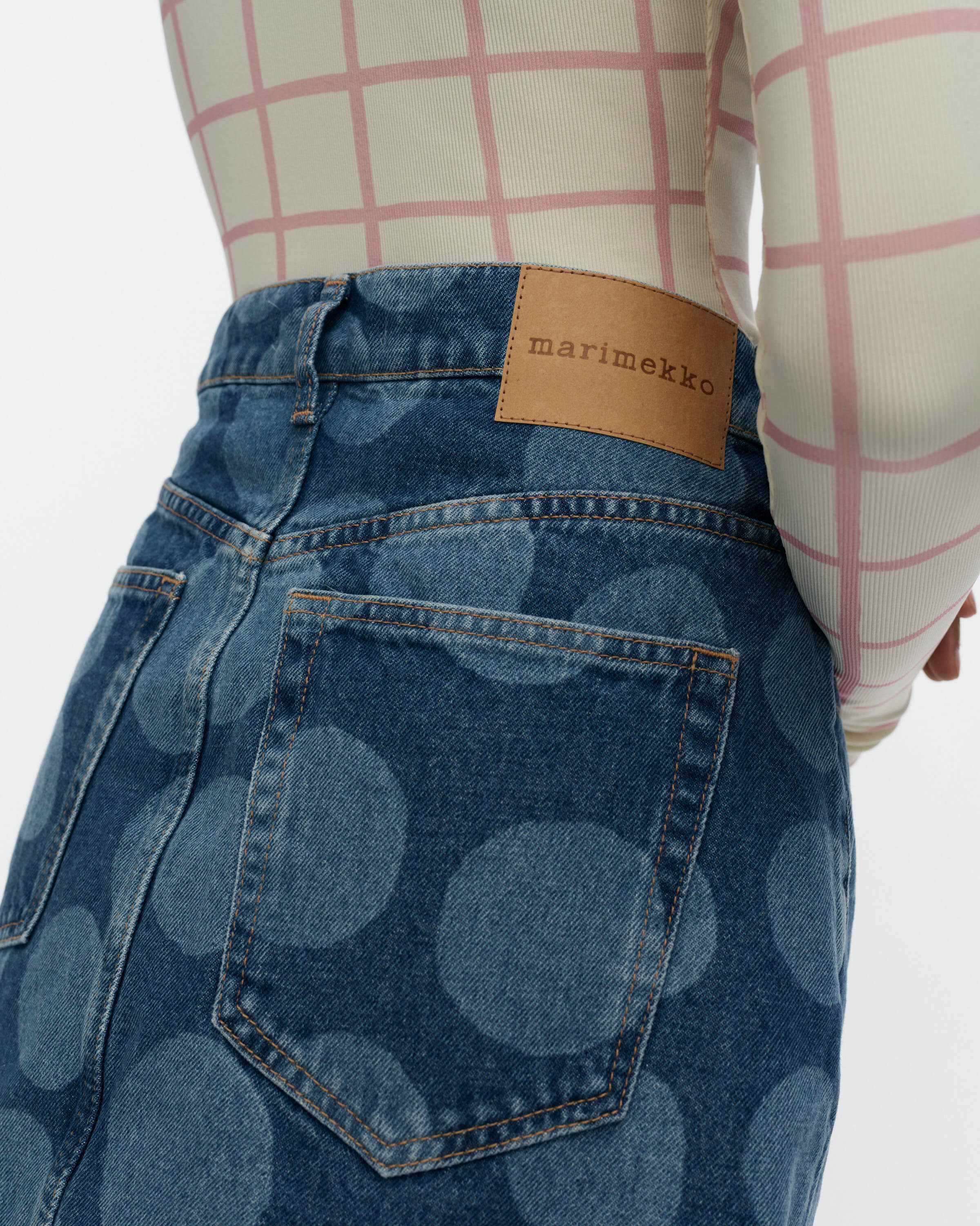 Maridenim Ruudut Petrooli Skirt