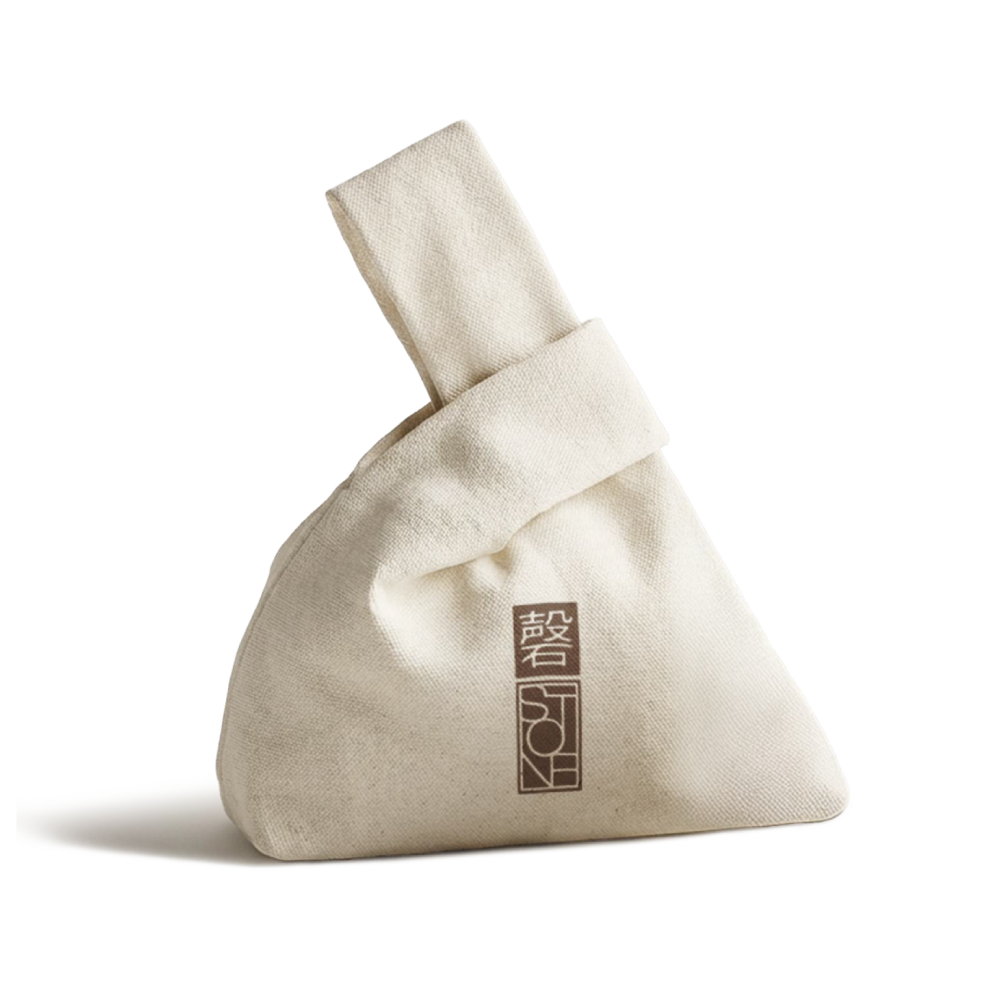 Chin by STONE Cotton Wrist Bag