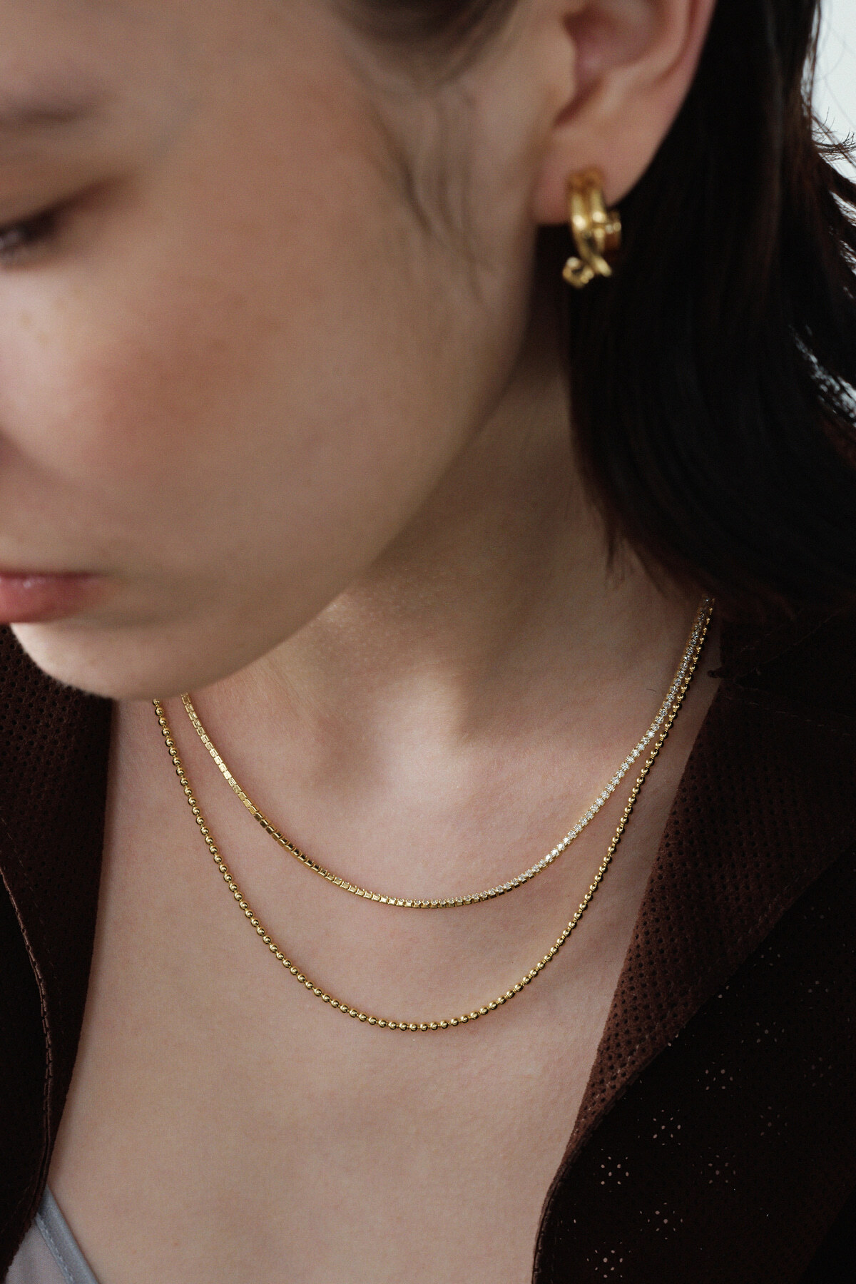 MONDAY EDITION FLARE NECKLACE GOLD MWNL250714GD
