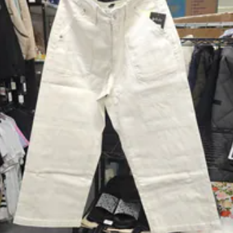 [S] KARL LAGERFELD WHITE/DENIM PANTS, L6TKWG22-2WD (SKL1702)