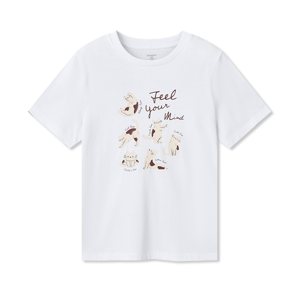 Ladies Print Short Sleeves Tee