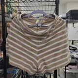[S] DKNY TRAVERTINE/EGGNOG TOWELLING TERRY HIGH-RISE SHORT, DJ6S8092-L9L (SD2059)