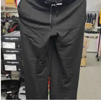 [S] KARL LAGERFELD BLACK JOGGER PANTS, L6TF7A81-BLK (SKL1703)