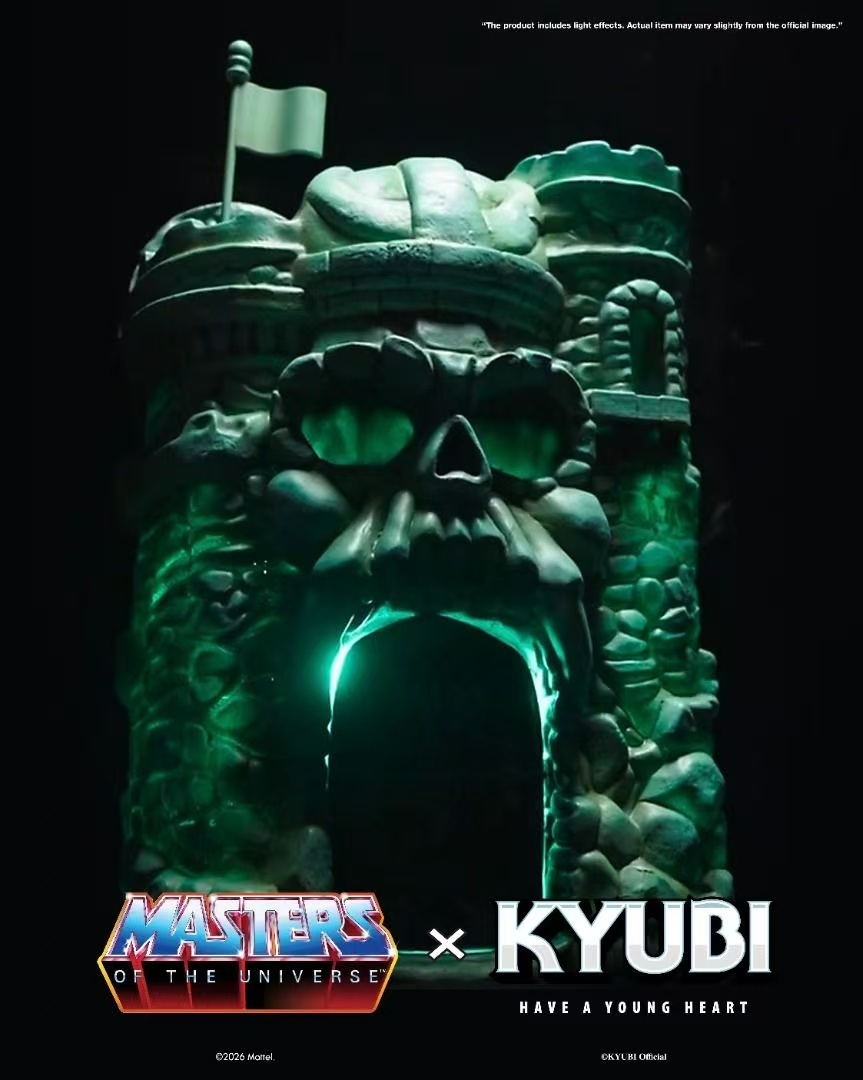 KYUBI X Masters of the Universe Castles Graysku He-Man 55cm Tall USB Charging Statue