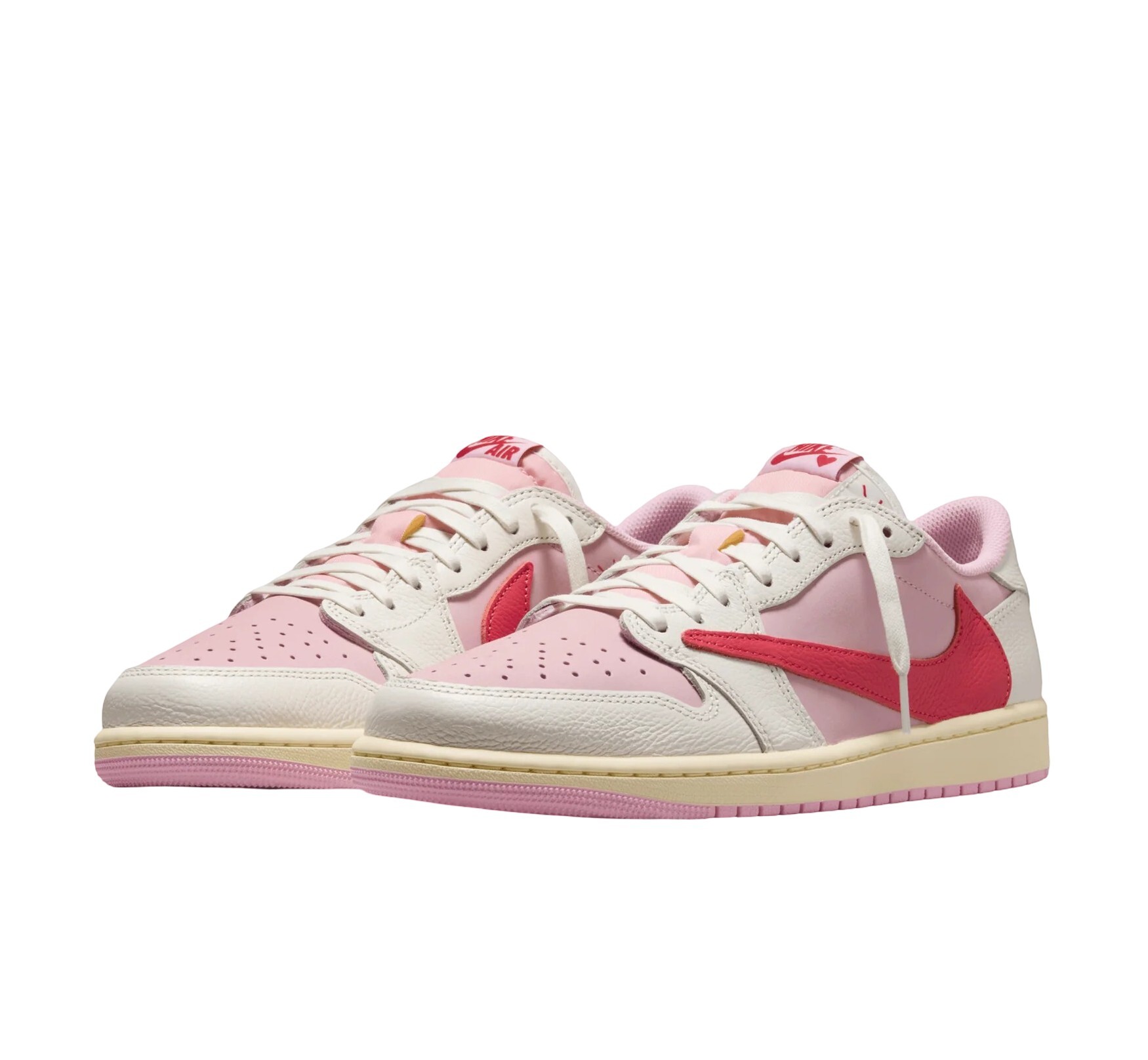 [預訂] Air Jordan 1 Retro Low OG SP Travis Scott Sail Tropical Pink (M) IQ7604-101