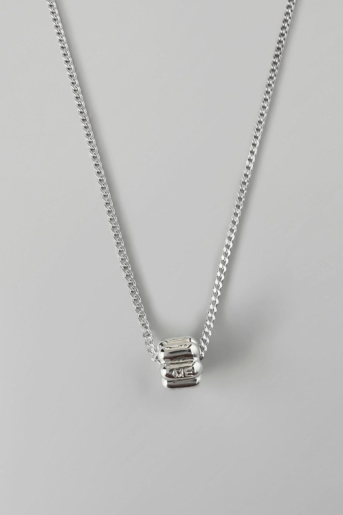MONDAY EDITION CANELE NECKLACE SLIVER MWNL251001SV