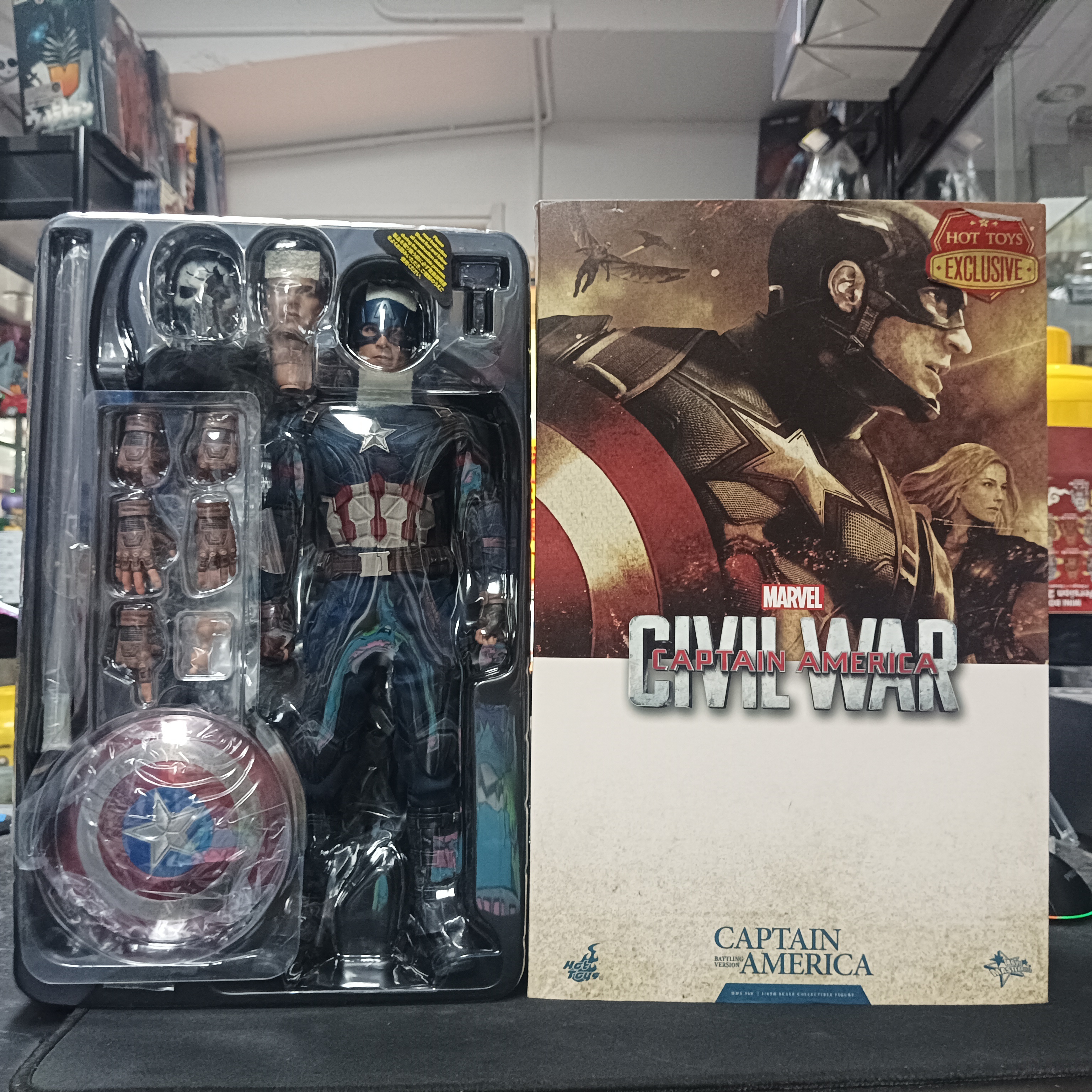 寄賣-Hot toys MMS360 Captain America
