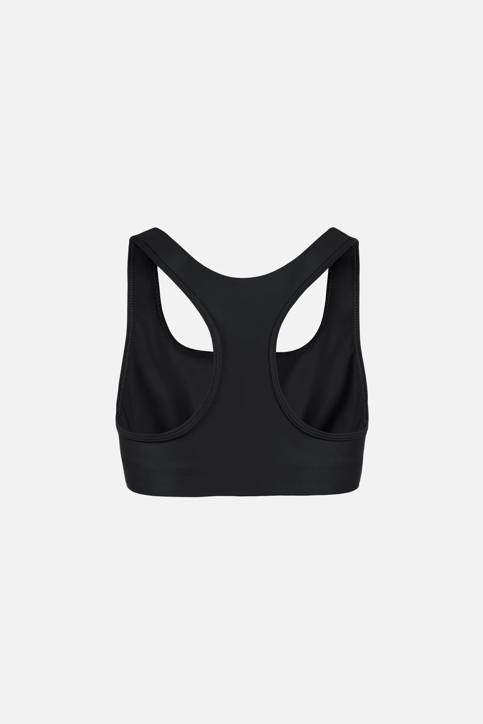 District Vision｜Medium Support Racer-Back Bra "BLACK"