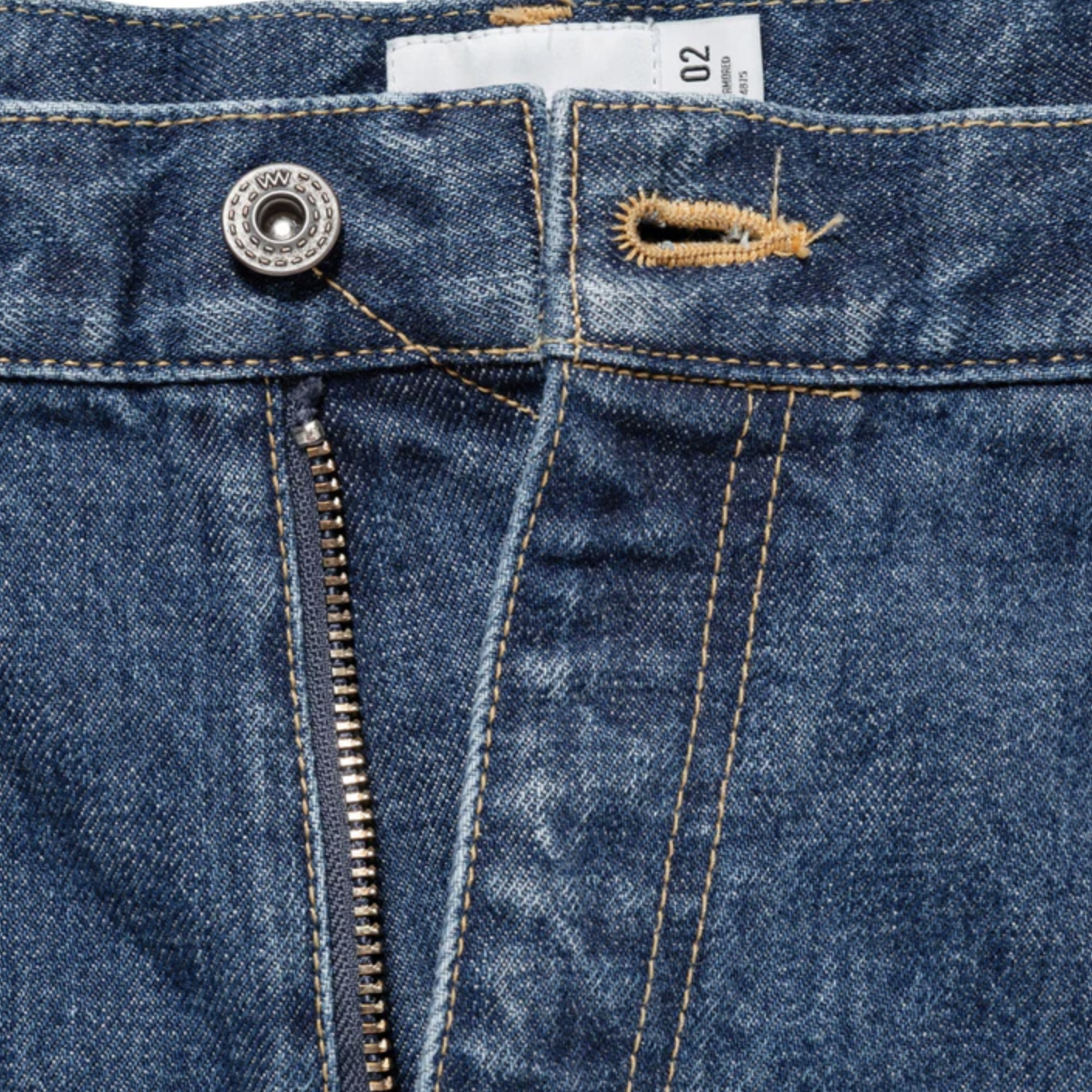 -(B5b04)-WTAPS BLUES STRAIGHT / SHORTS / COTTON. DENIM 石洗 寬版 單寧 短褲 -261WVDT-PTM08