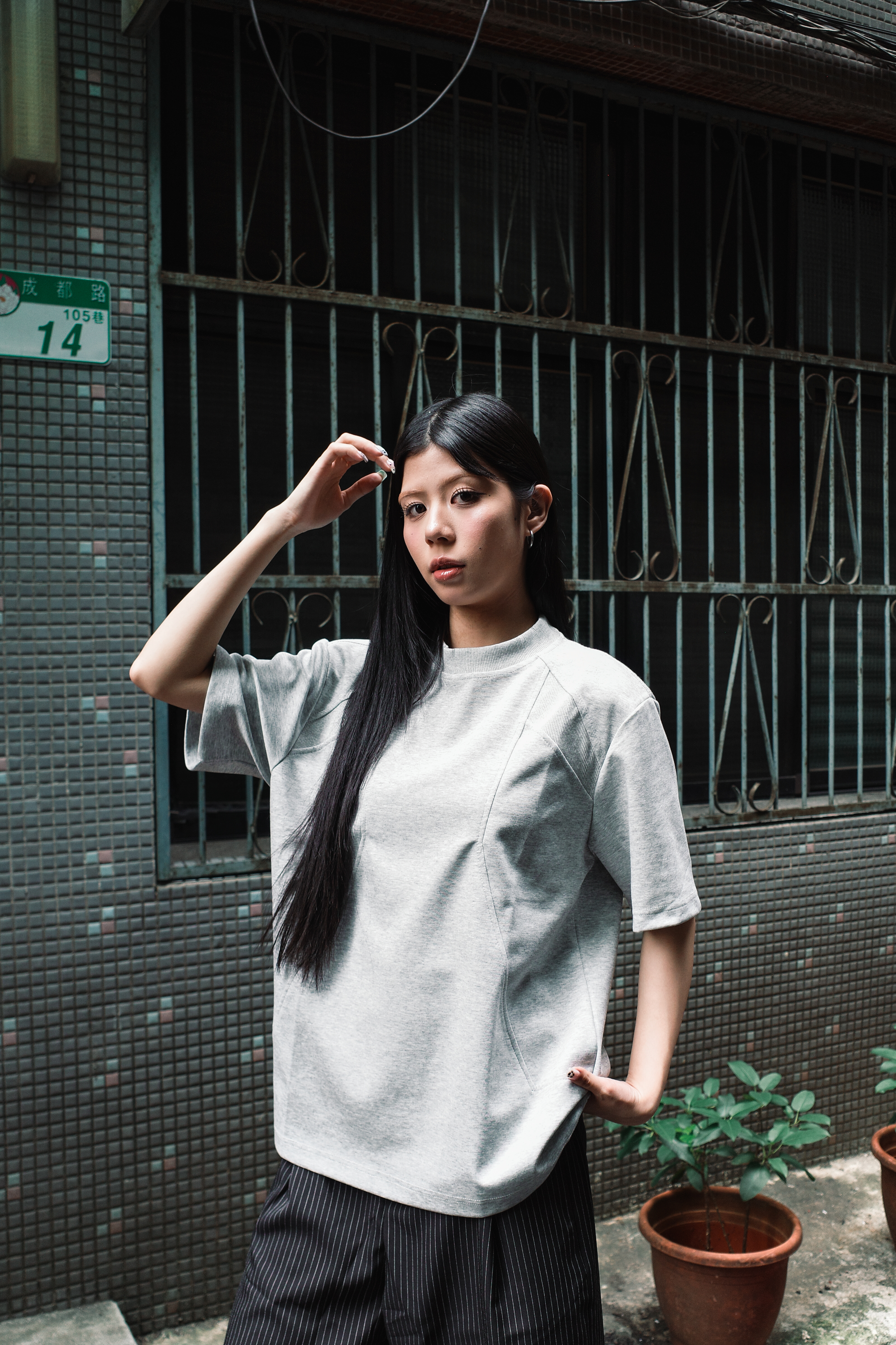『Always_Good』解構 分割 異材質拼接 短TEE