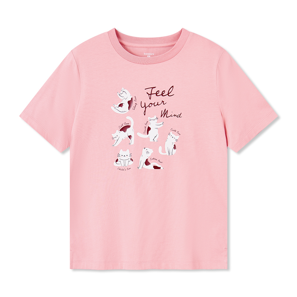 Ladies Print Short Sleeves Tee