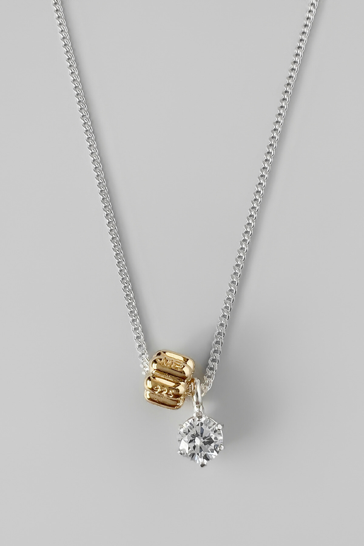 MONDAY EDITION CANELE CLAIR NECKLACE GOLD MWNL251002GD