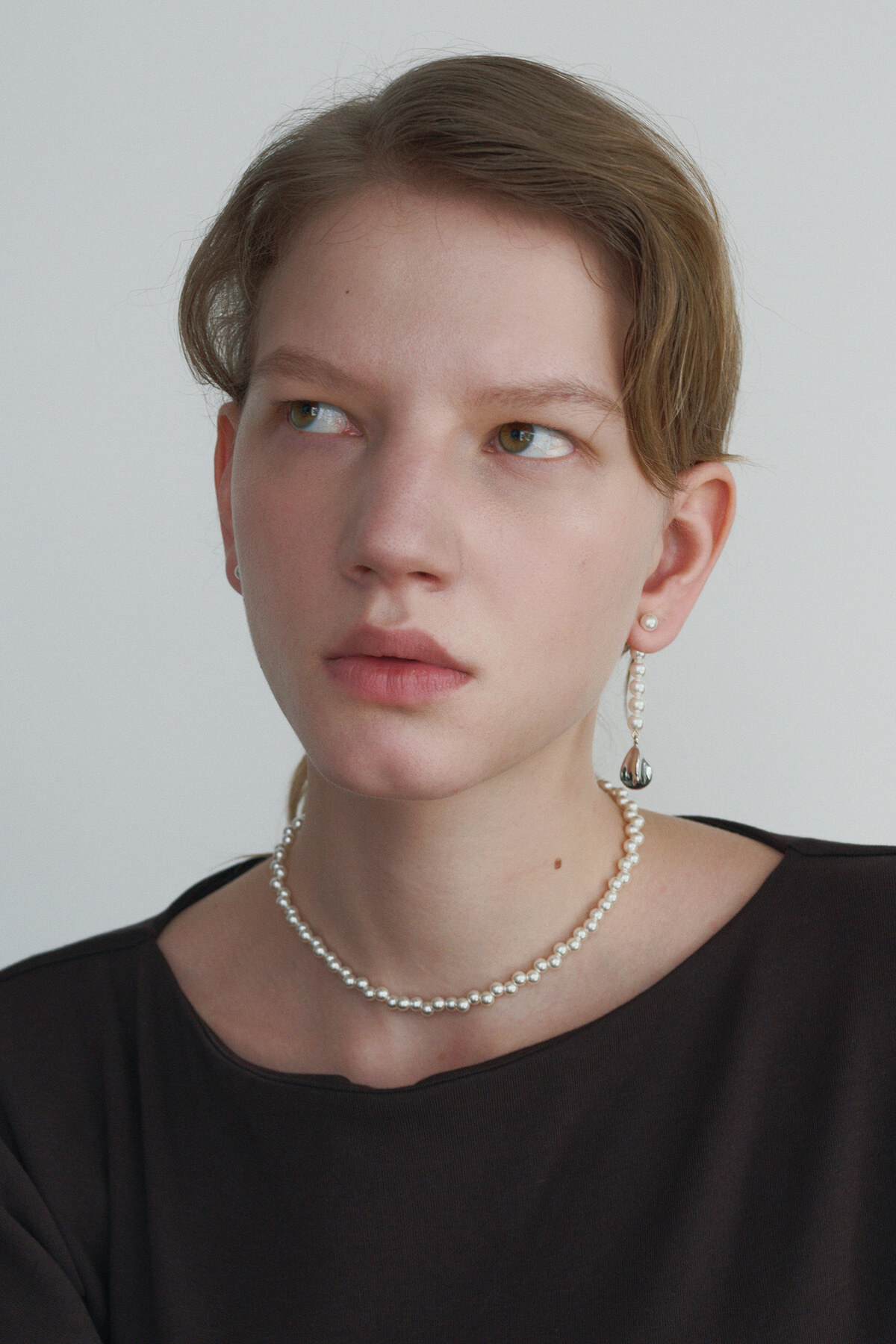MONDAY EDITION PEARL VINE NECKLACE MWNL260208WH