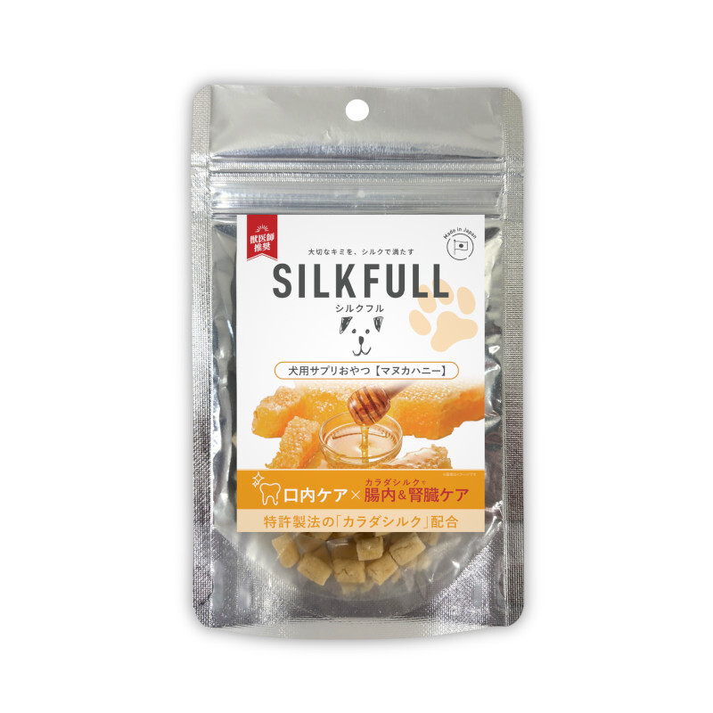 【SILKFULL(シルクフル)】犬用腎臟、口腔和腸道健康營養補充品[麥盧卡蜂蜜]