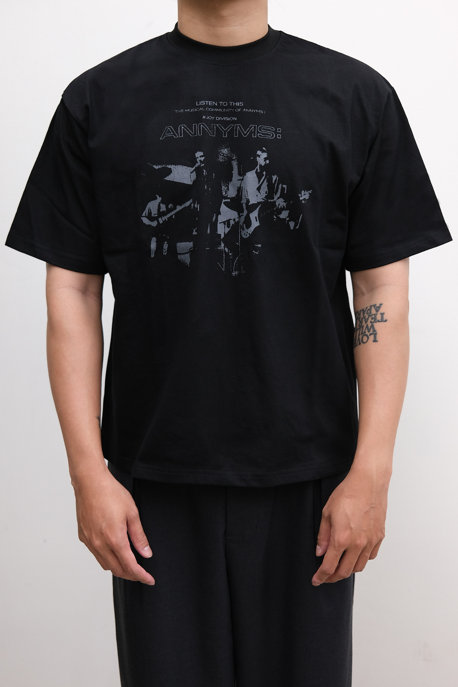 Anonymous Talking｜S26-SS11 – Image Tee (Black)