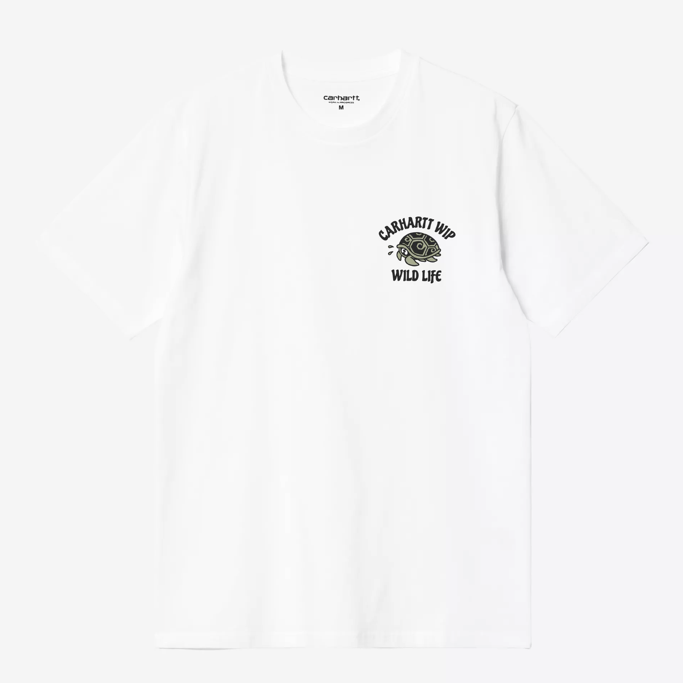 -(E2b02)-CARHARTT WIP S/S WILD LIFE T-SHIRT 烏龜 短Ｔ 黑色/白色-I036253
