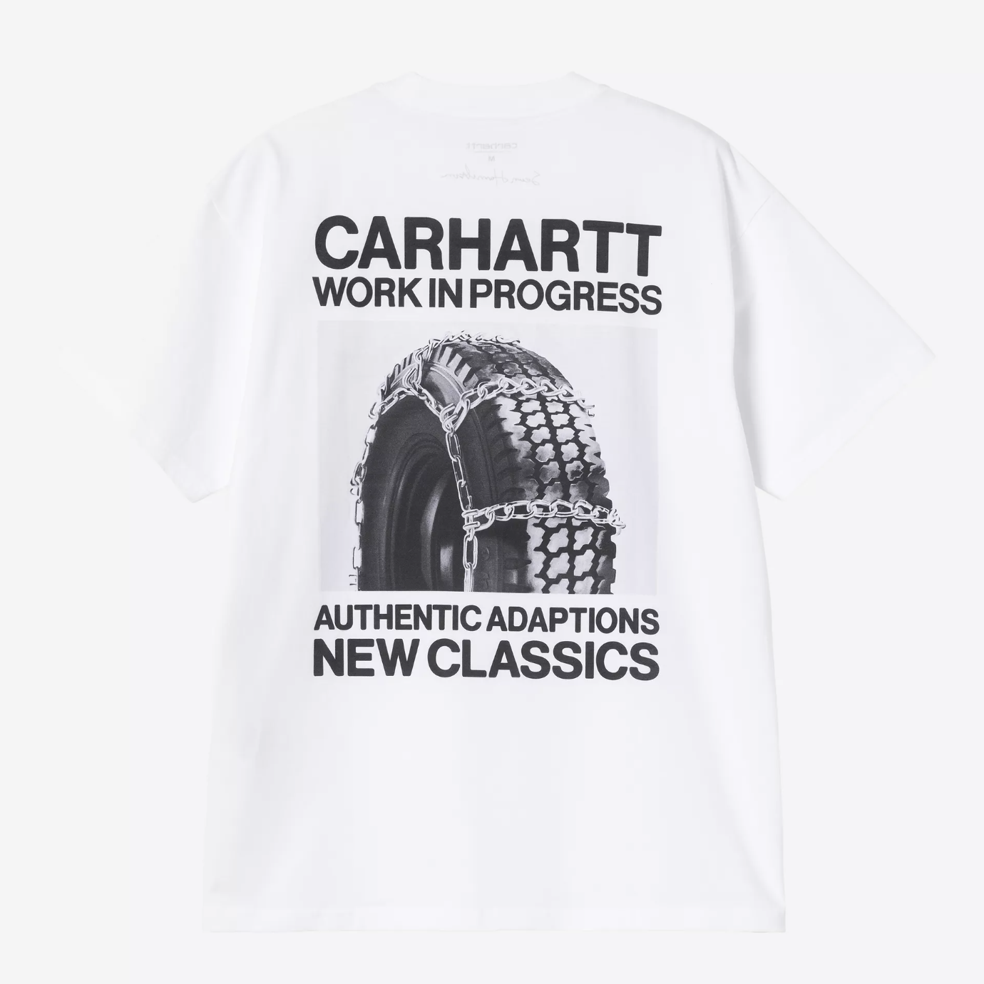 -(E2b02)-CARHARTT WIP S/S SEAN HAMILTON 03 T-SHIRT 輪胎 短Ｔ 黑色/白色-I036270