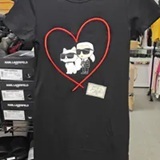 [S] KARL LAGERFELD BLACK CHOUPETTE HEART DUO T-SHIRT, L6WDBD87-BLK (SKL1746)
