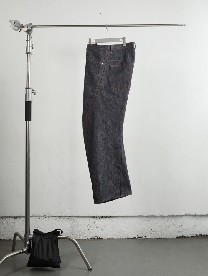 Nvrfrgt 3D TWISTED WIDE LEG JEANS