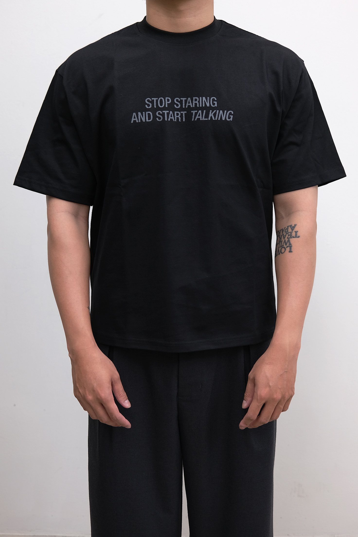 Anonymous Talking｜S26-SS13 – Inner Cue Tee (Black)