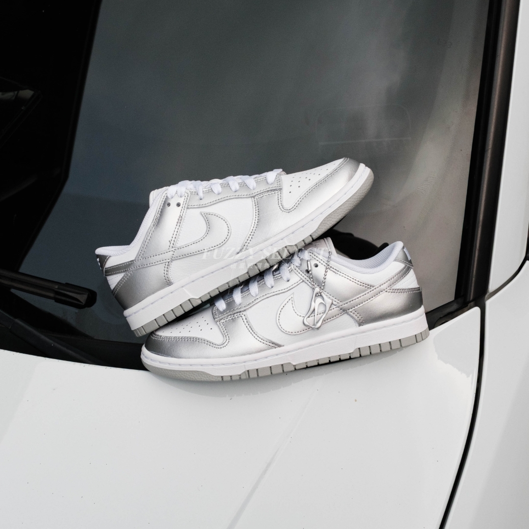 【逢甲 FUZZY】W Nike Dunk Low "Metallic Silver" 金屬銀 FV1311-100