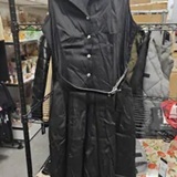 [S] KARL LAGERFELD BLACK SLEEVELESS DRESS WITH BELT, L6DBGG92-BLK (SKL1739)