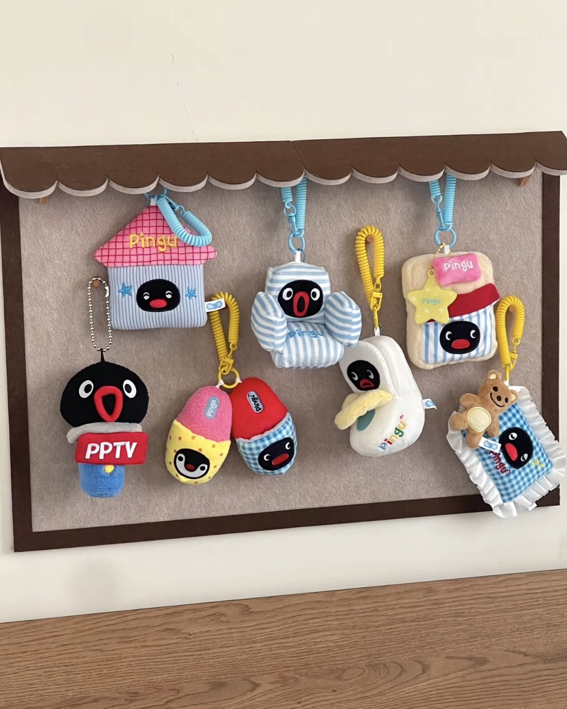 <正版授權>PINGU 企鵝家族無奇的一天 造型 鑰匙圈 吊飾
