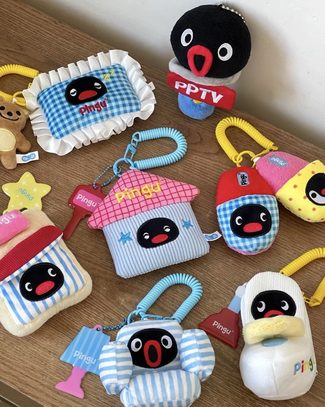<正版授權>PINGU 企鵝家族無奇的一天 造型 鑰匙圈 吊飾