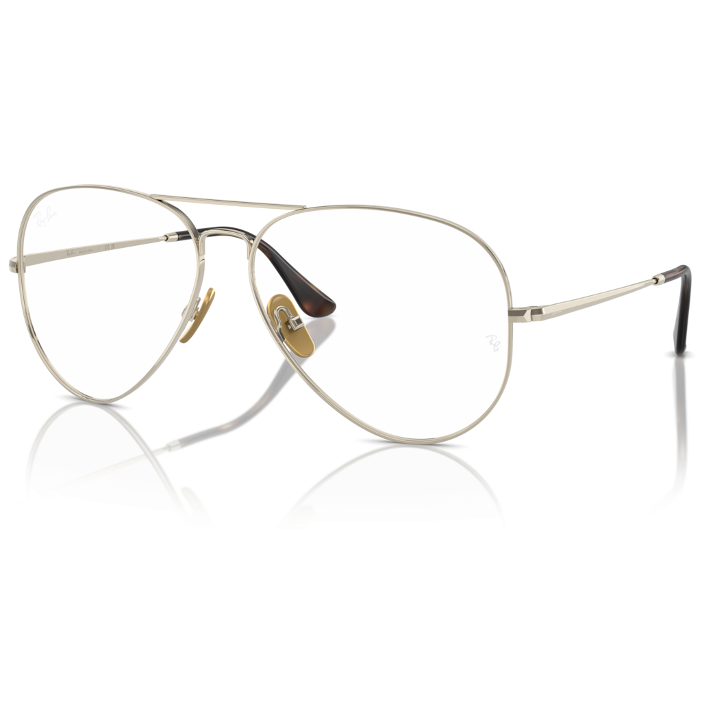 【RayBan】RB8789 1246-58mm 雙槓飛官框光學眼鏡♥ #日本製純鈦系列