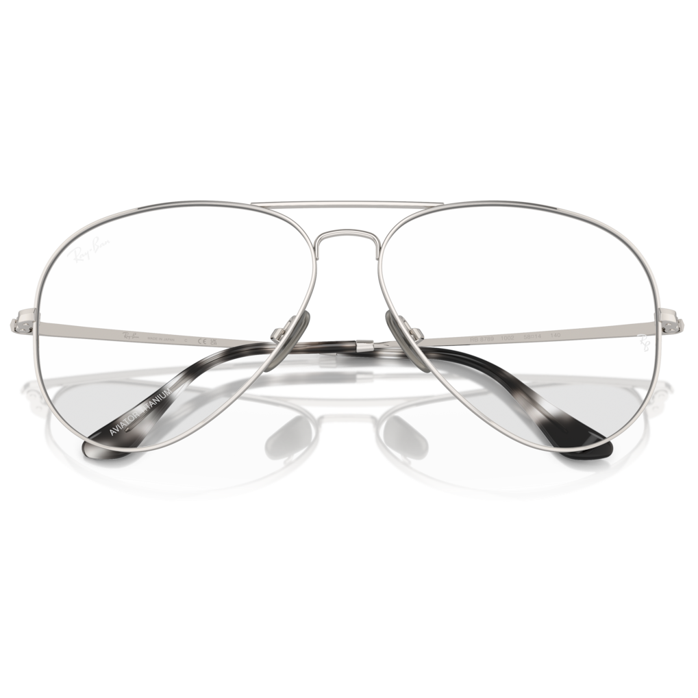 【RayBan】RB8789 1002-58mm 雙槓飛官框光學眼鏡♥ #日本製純鈦系列