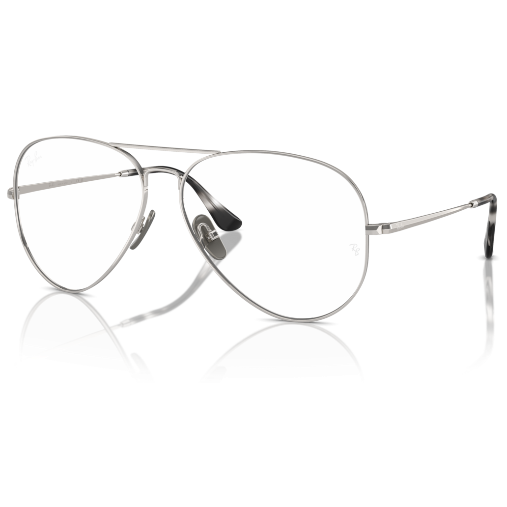 【RayBan】RB8789 1002-58mm 雙槓飛官框光學眼鏡♥ #日本製純鈦系列