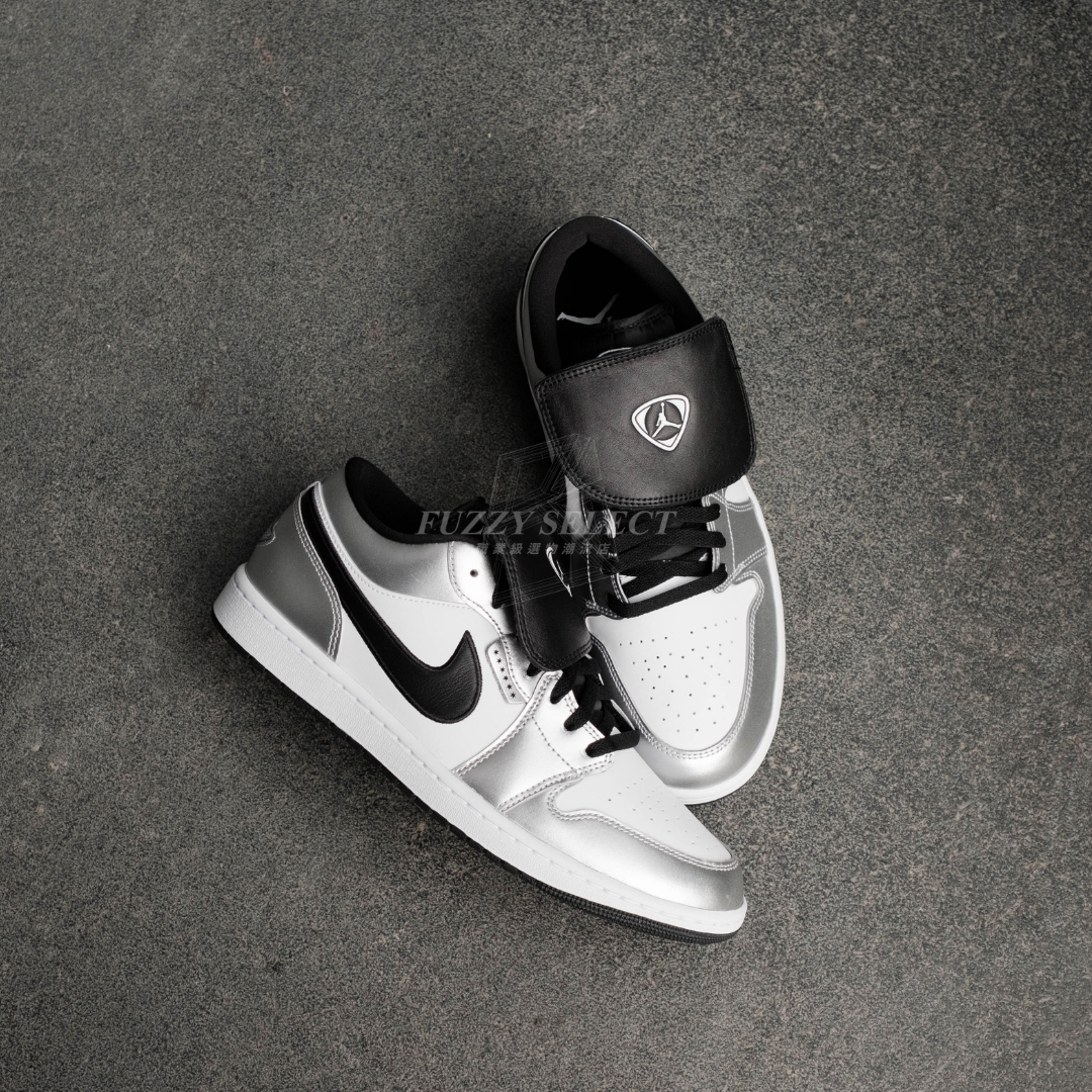 【逢甲 FUZZY】Air Jordan 1 Low "Metallic Silver Tiempo" IR2278-100 IR2310-100