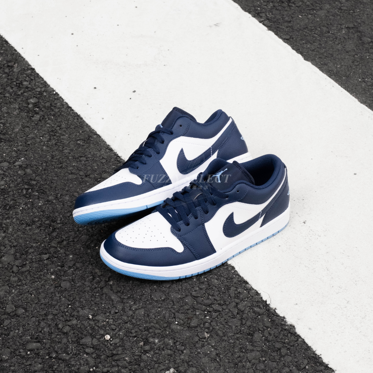 【逢甲 FUZZY】Air Jordan 1 Low "Midnight Navy" 午夜藍 553558-404