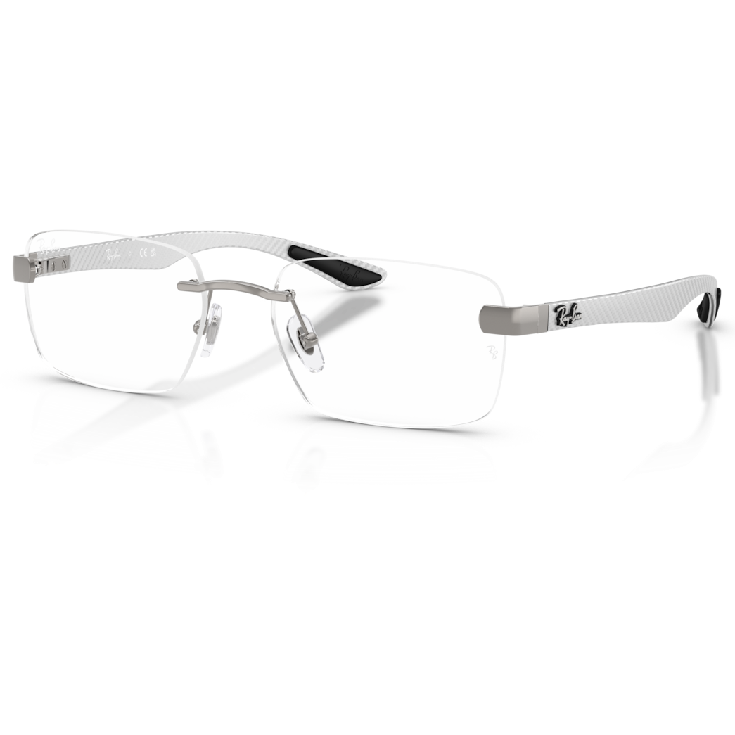 【RayBan】RB8423 2502-56mm 無框光學眼鏡♦(槍管灰色)