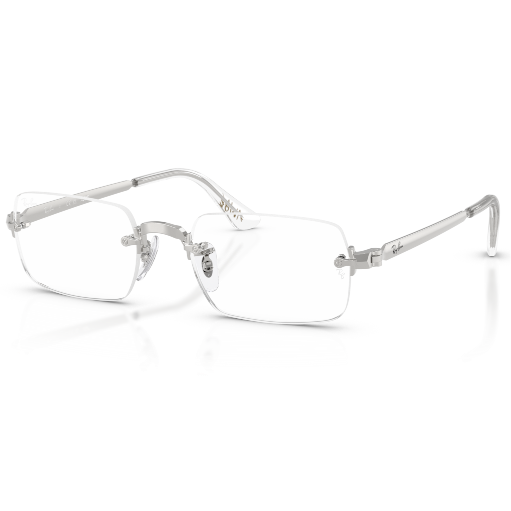【RayBan】RB3928V 2501-54mm 無框光學眼鏡(銀色)