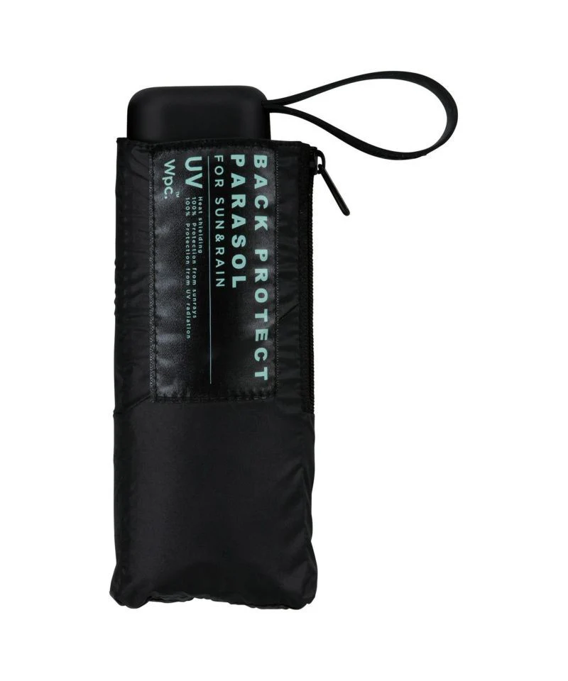WPC Back Protect Parasol Tiny Umbrella - Black | 801-12436
