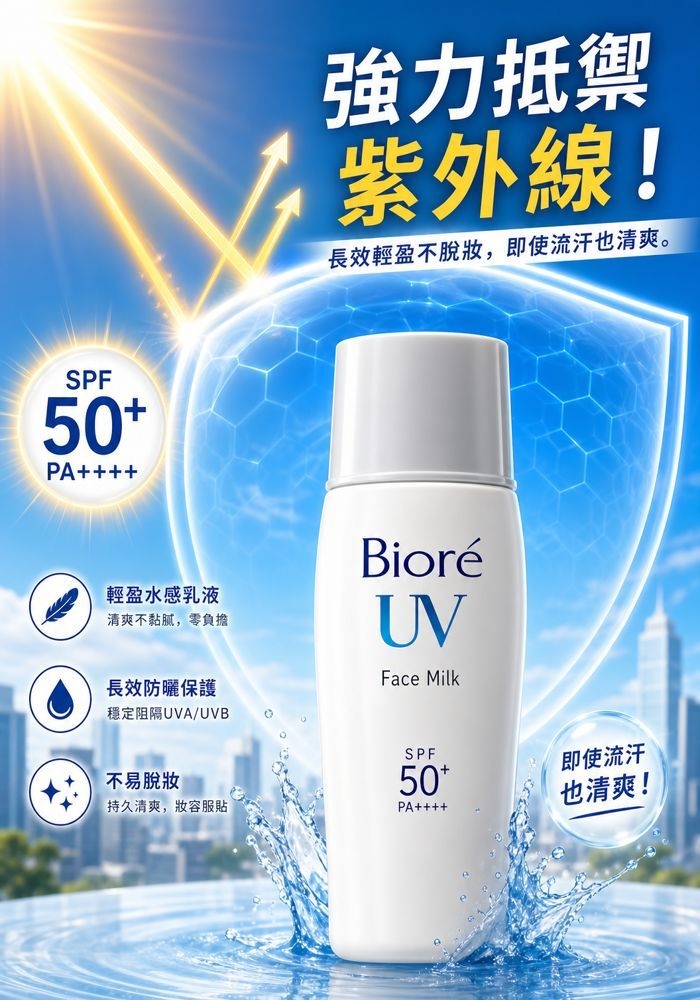 (團購)Biore高防曬控油隔離乳液(07/02到貨)