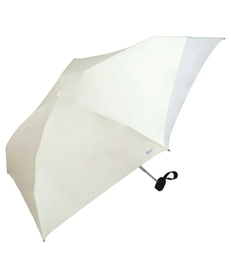 WPC Back Protect Parasol Tiny Umbrella - White/Light Grey | 801-12436