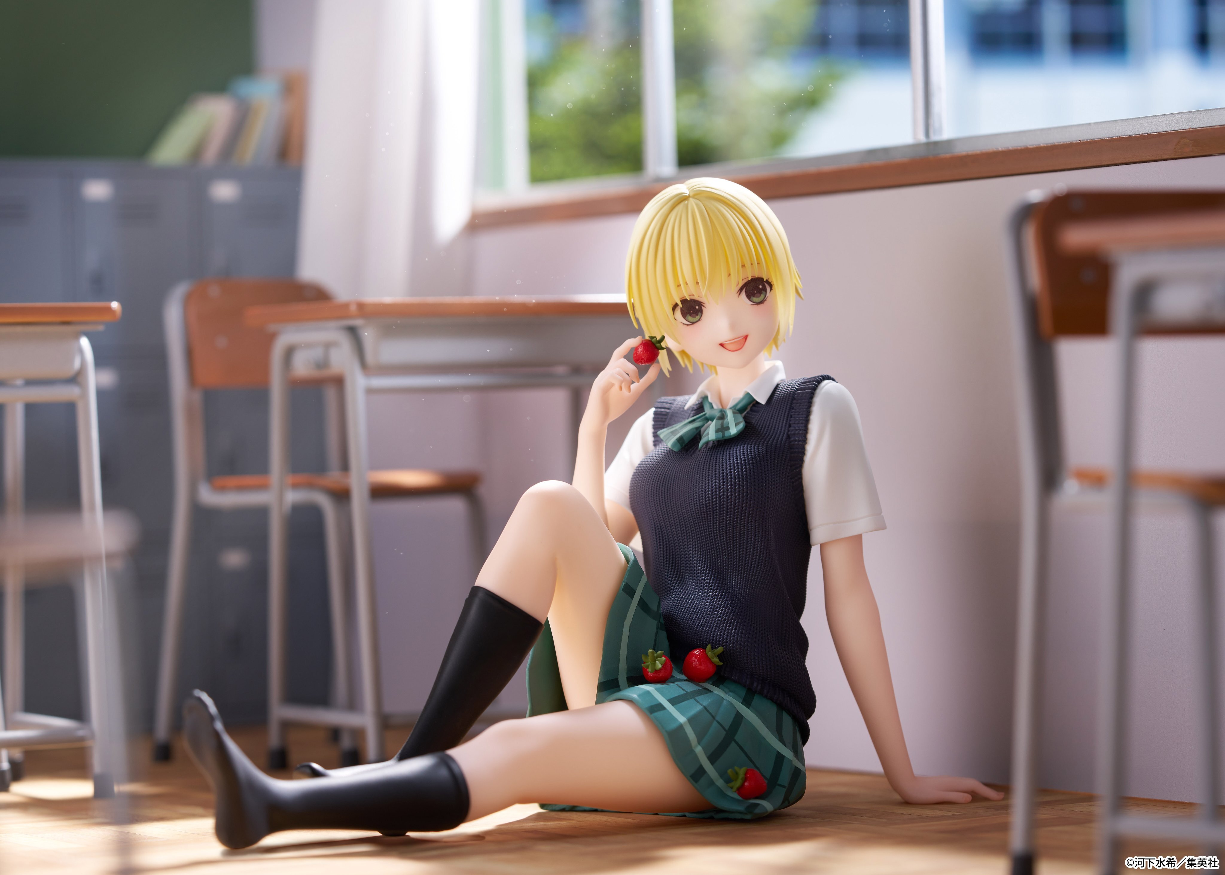 預購26/08 TAITO 代理版 景品 草莓100% Desktop Cute 西野司 制服Ver.