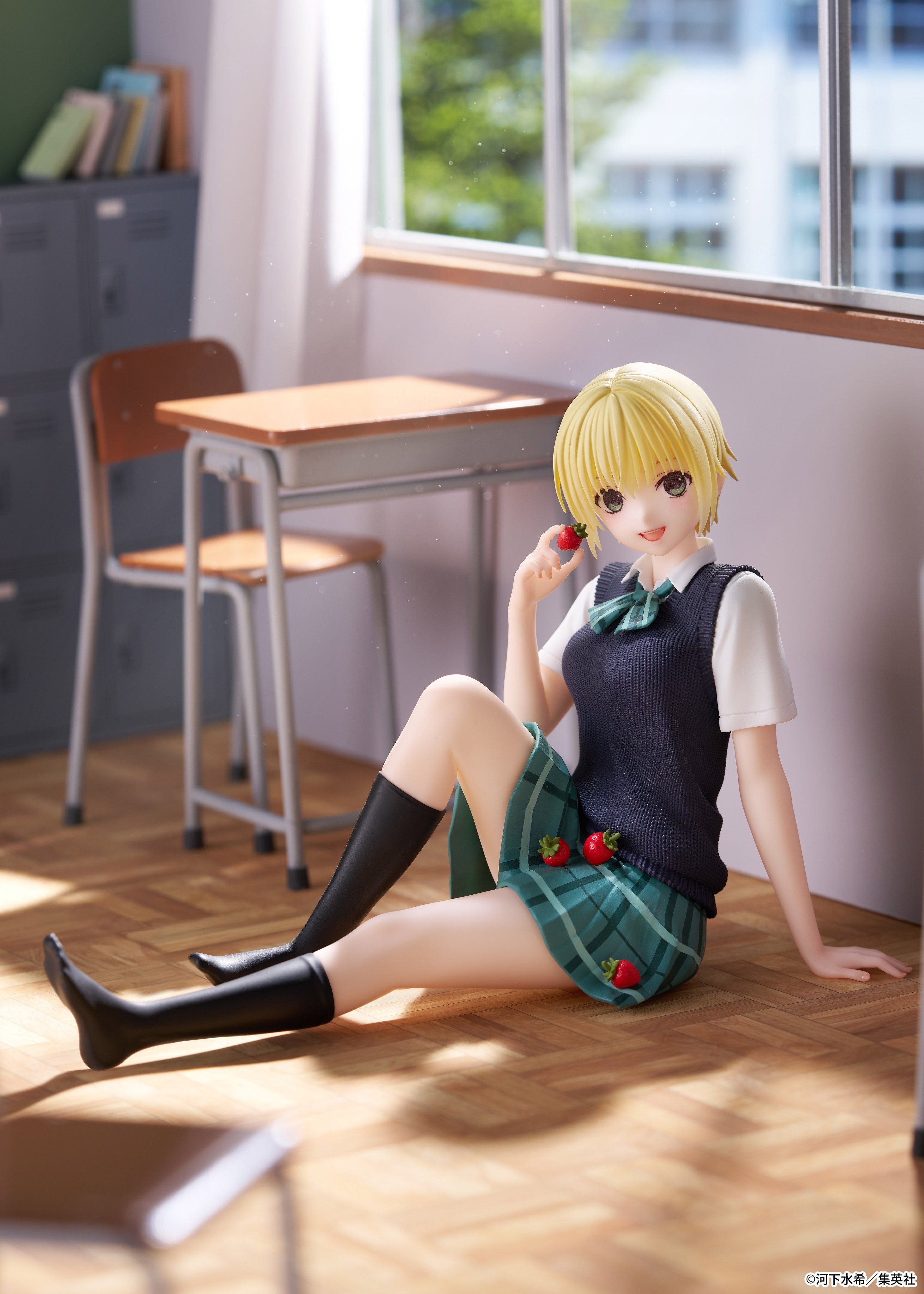 預購26/08 TAITO 代理版 景品 草莓100% Desktop Cute 西野司 制服Ver.